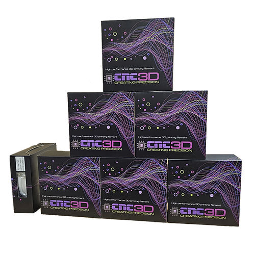 Filament PLA pour imprimante 3D - Cnc3d - 1,75 mm / noir / bleu