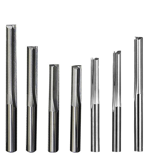 Fraise à 2 dents - TurboCut - Cnc3d - en bout / monobloc / pour matières plastiques