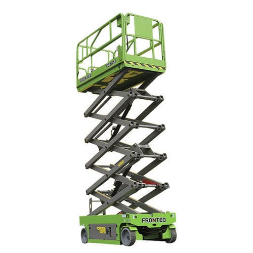 Nacelle élévatrice à ciseaux hydraulique - FS1012 - Fronteq (Changzhou) Machinery Co., Ltd. - mobile / pour usage intérieur et extérieur / pour entrepôt