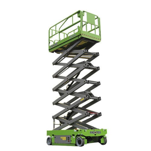Nacelle élévatrice à ciseaux hydraulique - FS1414 - Fronteq (Changzhou) Machinery Co., Ltd. - mobile / pour usage intérieur et extérieur / pour entrepôt