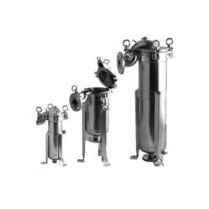 Carter de filtre monopoche - HL-1P series - Guangde Huilong Environment Technology Co., Ltd. - pour liquide / en acier inoxydable