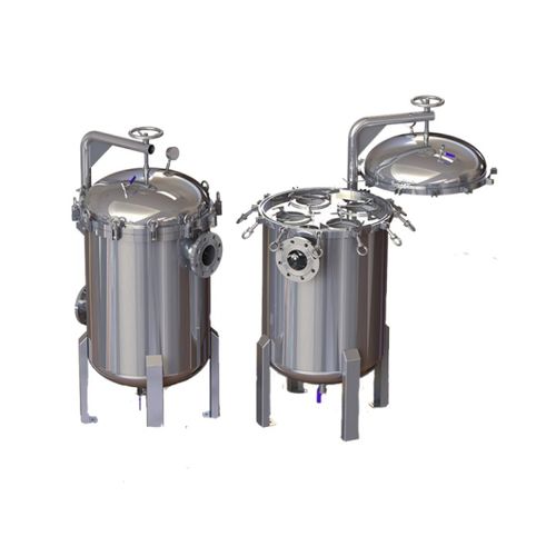Carter de filtre multipoche - HL series - Guangde Huilong Environment Technology Co., Ltd. - pour liquide / en acier inoxydable / duplex