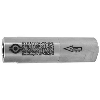 Soupape de décharge pour eau - HAT/RA - Thermomegatech - de régulation de débit / en acier inoxydable / pour fluide de refroidissement