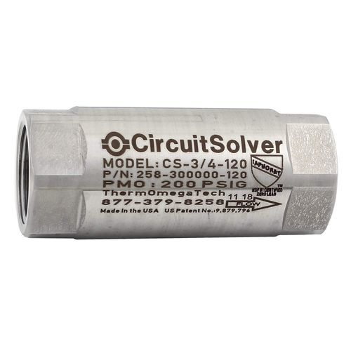 Soupape de décharge pour eau - CircuitSolver® - Thermomegatech - pour pipeline / en acier inoxydable / automatique