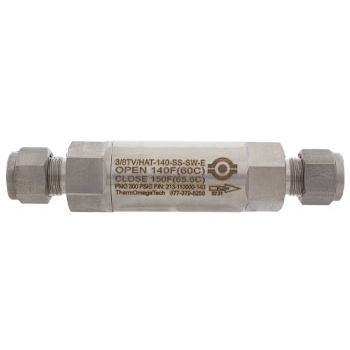 Vanne de contrôle - TV/HAT - Thermomegatech - en acier inoxydable / compacte / résistante à la corrosion