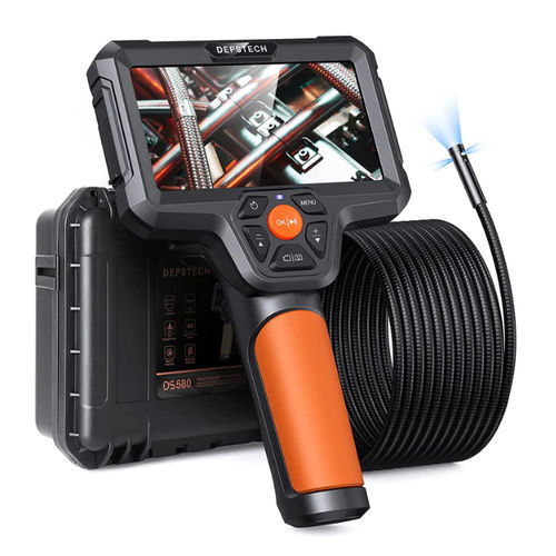 Borescope flexible - DS580TL - Shenzhen Dipus Technology Co., Ltd. - pour moteur / portatif / à 3 caméras