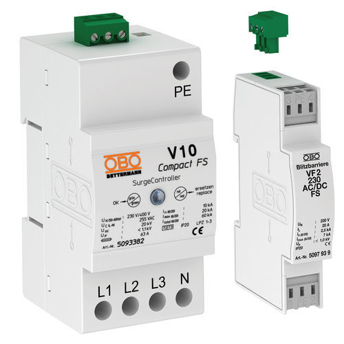 Parafoudre de type 3 - Liva Group - pour équipement électronique / pour signaux vidéos / sur rail DIN