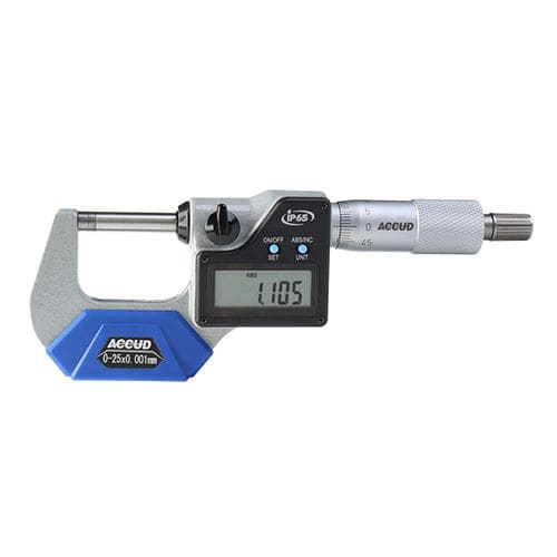 Micromètre d'extérieur - 313 series - Accud Co. Ltd - numérique / à cliquet / IP65