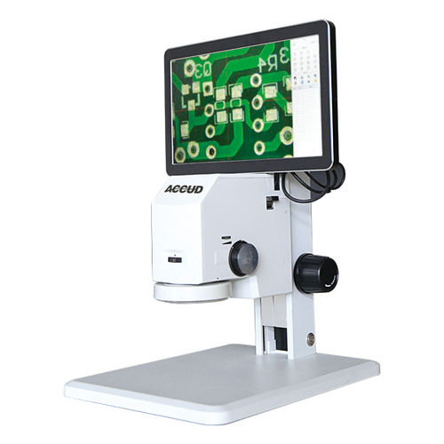 Vidéomicroscope optique - DVM2000 - Accud Co. Ltd - de mesure / tablette tactile / monoculaire