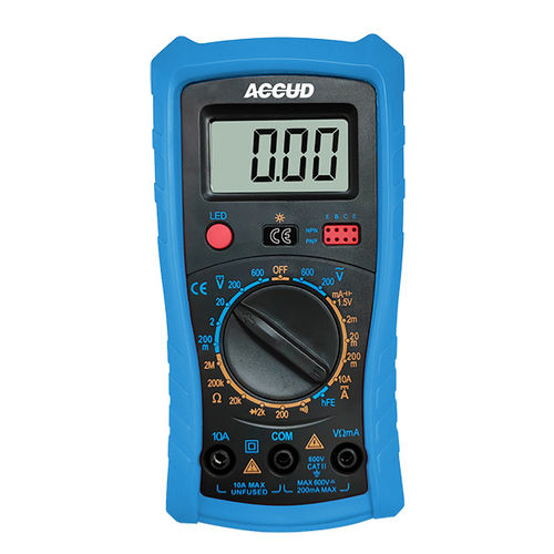 Multimètre numérique - DMT600 - Accud Co. Ltd - portable / 600 V / CAT III