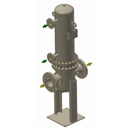 Échangeur de chaleur multitube - HWT-V - Heat Group - liquide / gaz / en acier / compact