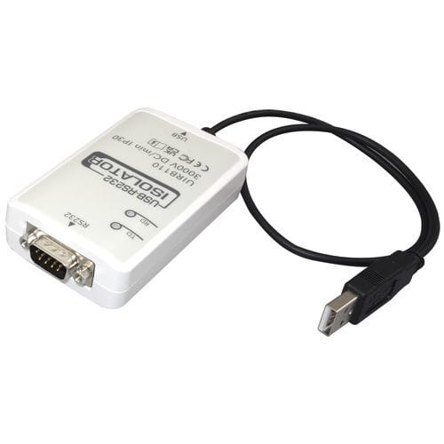 Convertisseur/isolateur USB - UIRB110 - EmCom Technology Inc. - RS-232 / haut débit / galvanique