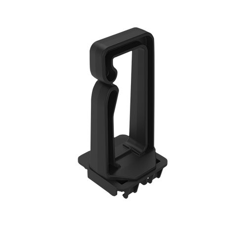 Gestionnaire de câbles D-ring - DINBR10 - EmCom Technology Inc. - sur rail DIN