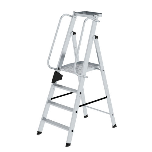 Échelle en aluminium - 0500 series - Munk Günzburger Steigtechnik - à plate-forme / conforme aux  RoHS / conformité REACH