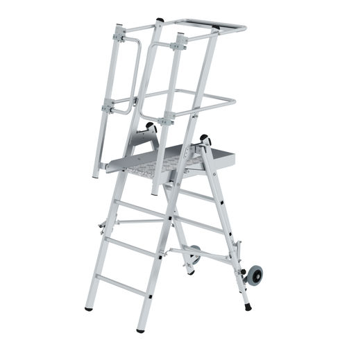 Échelle en aluminium - 05252 series - Munk Günzburger Steigtechnik - pliante / à plate-forme / télescopique