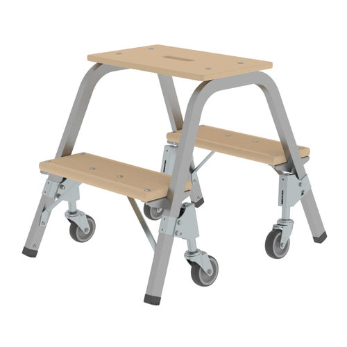 Escabeau en bois - Munk Günzburger Steigtechnik - 3 marches / 2 marches / 4 marches