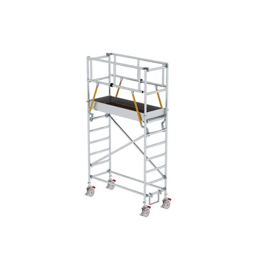 Tour d'échafaudage mobile - 170236 - Munk Günzburger Steigtechnik - de façade / avec escaliers / aluminium