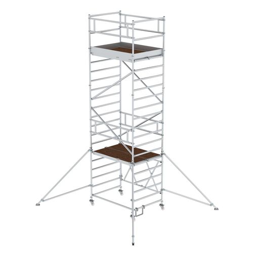 Tour d'échafaudage mobile - 1152 series - Munk Günzburger Steigtechnik - de façade / modulaire / avec escaliers