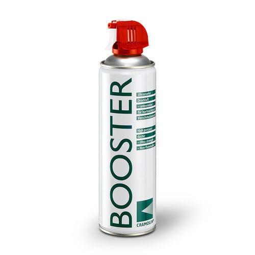 Aérosol de nettoyage - Cramolin BOOSTER - ITW Industrial Solutions - dépoussiérant / pour verre / pour métal