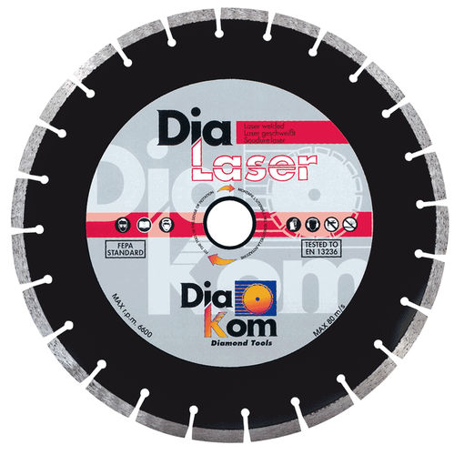 Disque à tronçonner de métal - 130C series - DIAKOM - pour le béton / diamanté / pour matériaux abrasifs