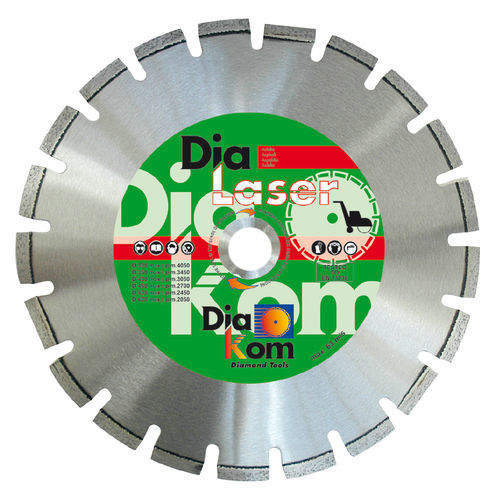 Disque à tronçonner de métal - 033C series - DIAKOM - pour le béton / diamanté / segmenté