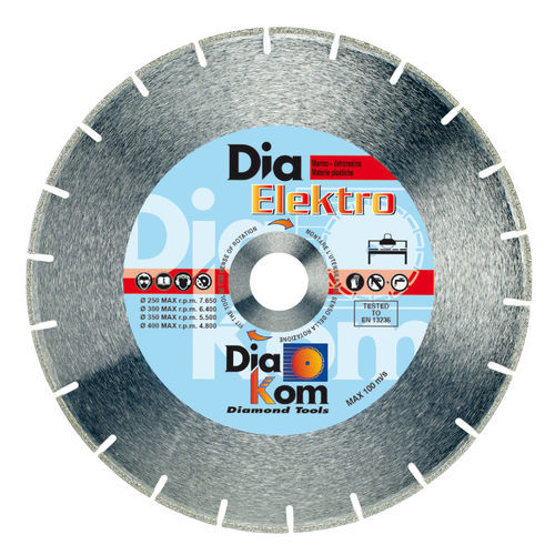 Disque à tronçonner de métal - 710E series - DIAKOM - pour le béton / diamanté / au diamant électrodéposé