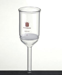 Entonnoir en verre - F602000M - Synthware glass - filtrant