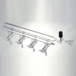 Manifold multivoie - M360004   - Synthware glass - en verre / pour gaz / pour le vide
