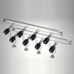 Manifold multivoie - M330804   - Synthware glass - en verre / à vide / de vanne