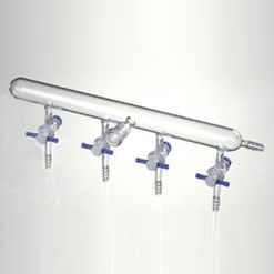 Manifold multivoie - M541044   - Synthware glass - en verre / pour gaz