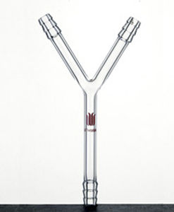 Connecteur de tube en Y - T110800   - Synthware glass - en verre
