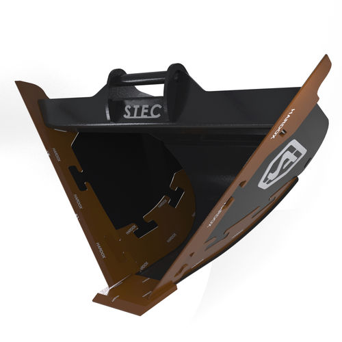 Godet trapézoïdal - Stec VB GP - Stec Estonia OÜ - pour pelle hydraulique / pour mine