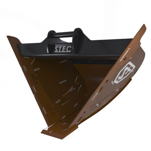 Godet trapézoïdal - Stec VB HD - Stec Estonia OÜ - pour pelle hydraulique