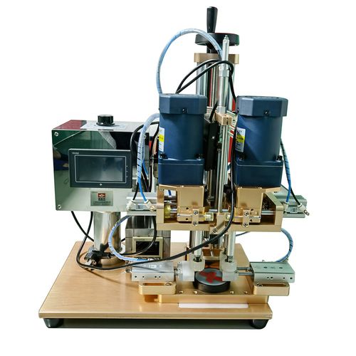 Boucheuse visseuse linéaire - SCS - Guangzhou Promake Machinery Equipment Co., Ltd. - automatique / pour bouteilles en verre / pour bouteilles en plastiques