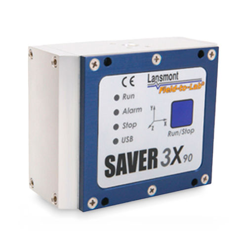 Data logger de température et d'humidité - 3X90 - Lansmont - de vibration / de choc / d'accélération