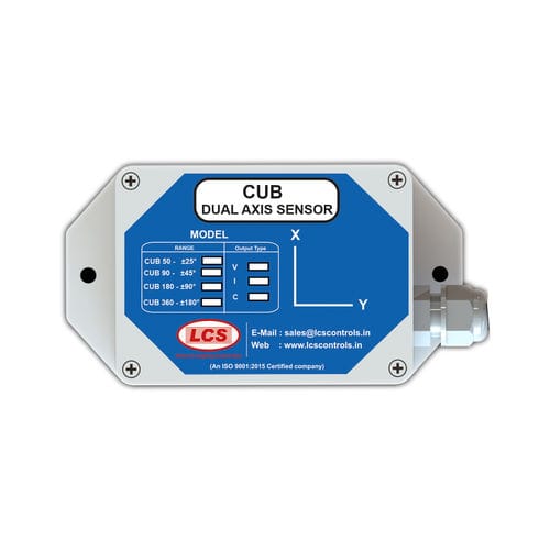 inclinomètre deux axes - LCS Controls Private Limited