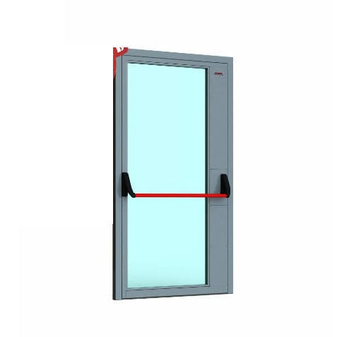 Porte battante - UES 366 RC4  - Saima Sicurezza SpA - vitrée / pour l'intérieur / de sécurité