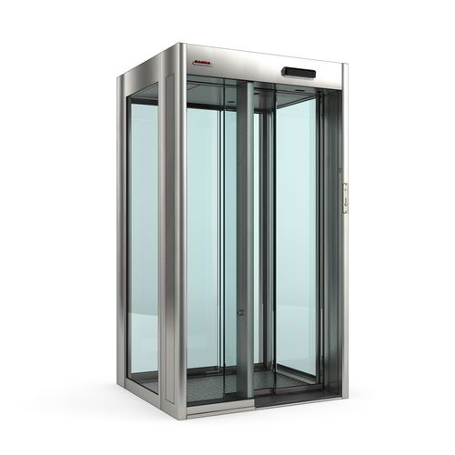 Porte coulissante - Minitel/Bigtel Light - Saima Sicurezza SpA - vitrée / pour l'intérieur / automatique
