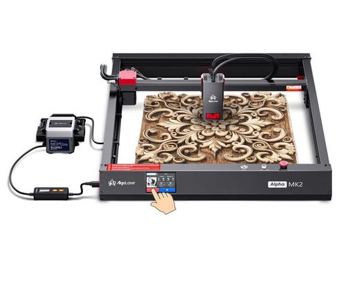 Machine de gravure à diode - Alpha MK2 20W - Algolaser - de bois / de métal / de verre