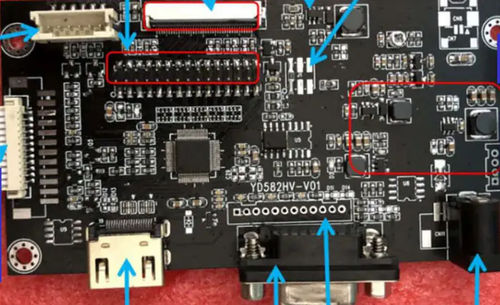 Carte contrôleur LCD - HGYD582HV-V01 - Shenzhen Hongguang Display Co., Ltd - HDMI / VGA / LVDS