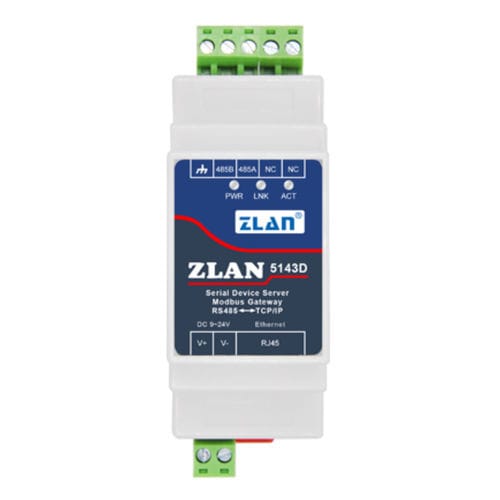 Serveur de périphérique série - ZLAN5143D - Shanghai ZLAN Information Technology Co.,Ltd - RJ45 / Modbus / industriel
