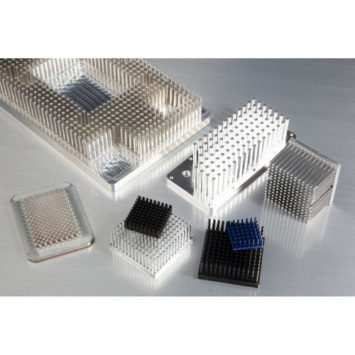 Dissipateur thermique en aluminium - Alutronic Kühlkörper GmbH und Co. KG - à broches / extrudé
