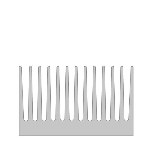 Dissipateur thermique en aluminium - Alutronic Kühlkörper GmbH und Co. KG - à ailettes fines / extrudé / pour LED