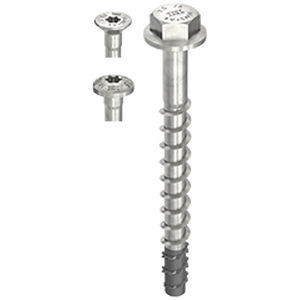 Vis à béton - MULTI-MONTI®-plus stainless steel - HECO - à tête fraisée / à tête hexagonale / à tête cylindrique bombée