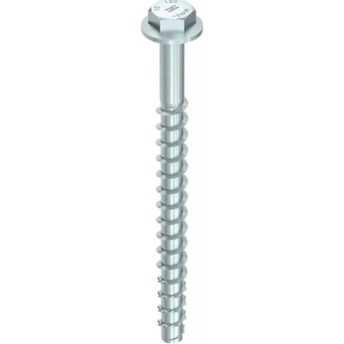 Vis à béton - MMSplus-SS 12x 80/ 5 SW15 zn-bl - HECO - à tête hexagonale / Spanner / en acier zingué
