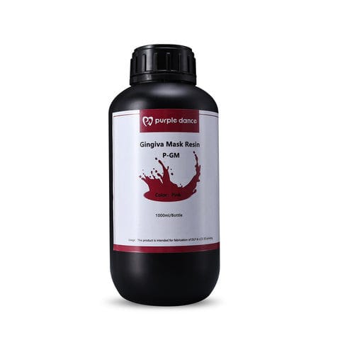 Résine d'impression 3D rose - P-GM - Shenzhen Purple Dance Technology Co., Ltd. - dentaire