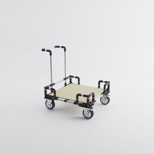Chariot de transport - LOG-0104 - OPEX FACTORY - en acier / à palettes / porte-bacs