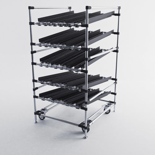 Rayonnage pour entrepôt de stockage - LOG-0304 - OPEX FACTORY - tubulaire / mobile / sur mesure