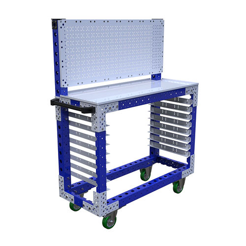 Poste de travail pour assemblage - FQ0404 - OPEX FACTORY - mobile / sur mesure