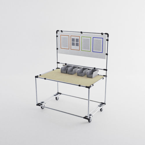 Poste de travail pour assemblage - LOG0401 - OPEX FACTORY - mobile / sur mesure